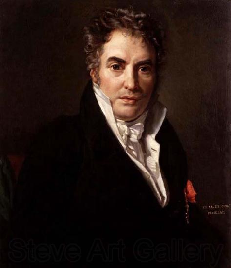 Francois Joseph Navez Portrait of Jacques-Louis David France oil painting art